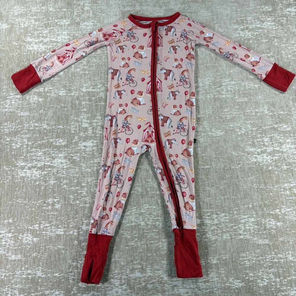 The Sleepy Sloth Bamboo Convertible Romper - Horror Circus 12-18M